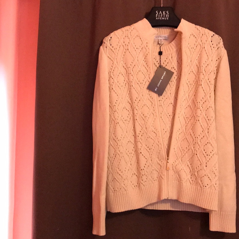 St John sport 2 piece sweater set sz M new w / tag
